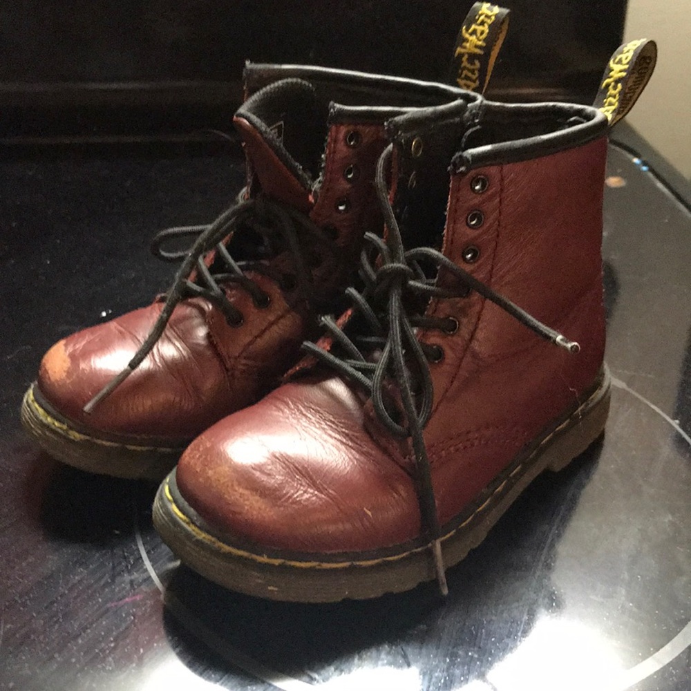 Size 10 Kids Burgandy Dr. Marten’s